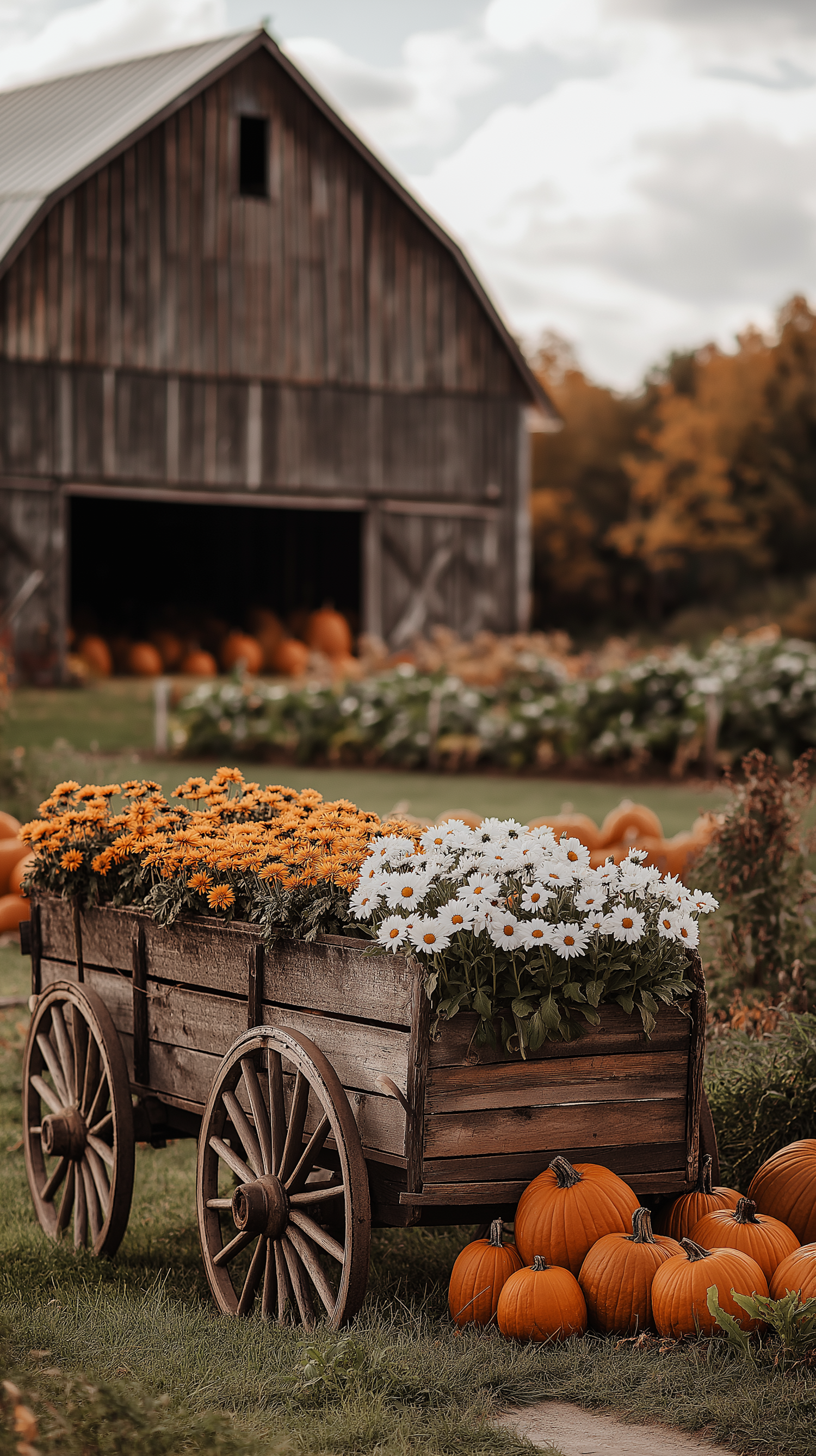 Rustic Harvest Scene