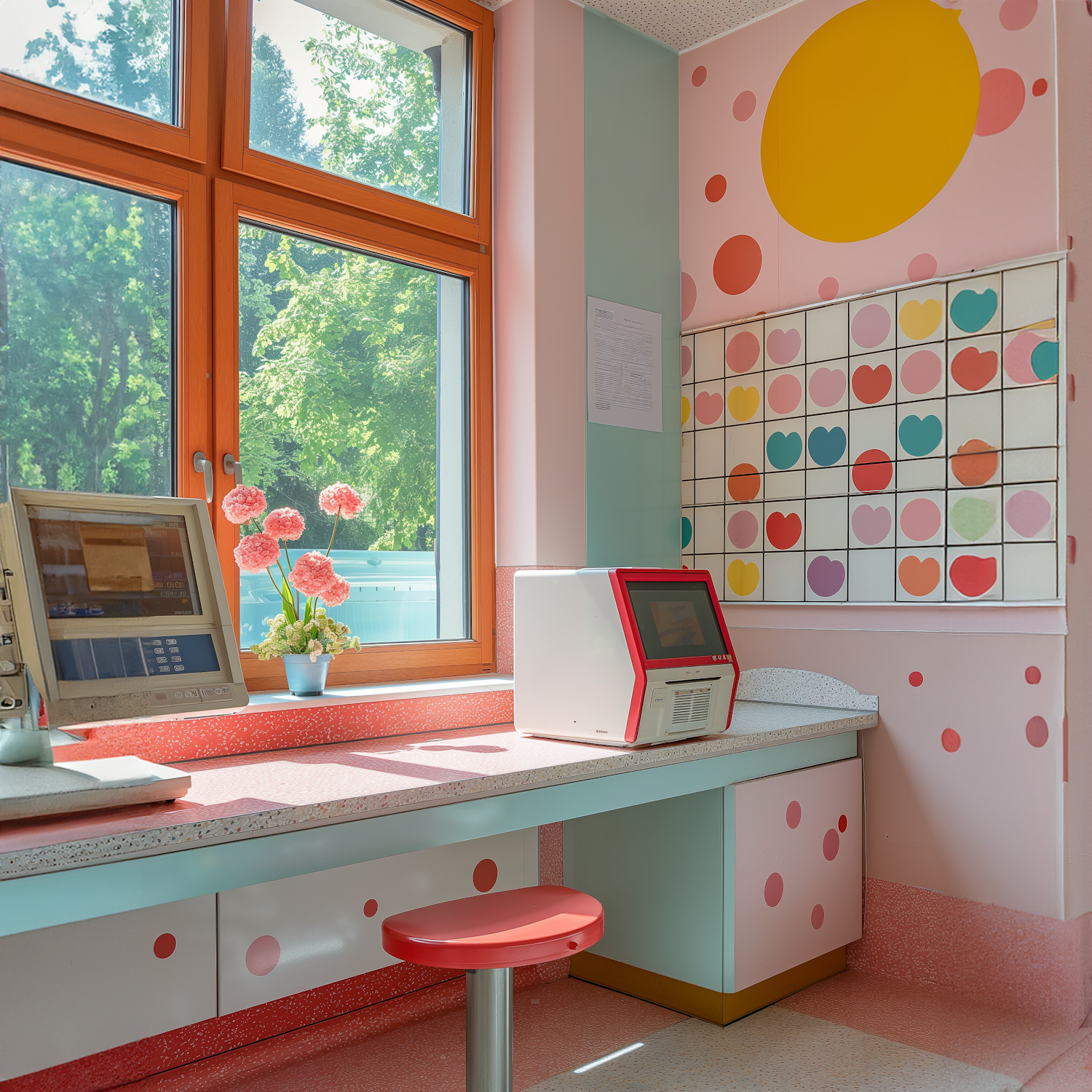 Colorful Pediatric Medical Room