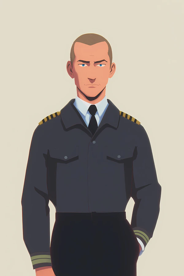 Formal Officer Portrait