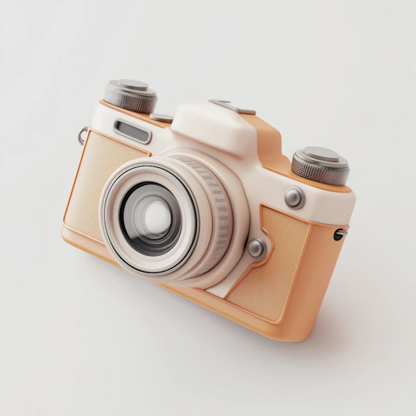 3D Vintage Camera