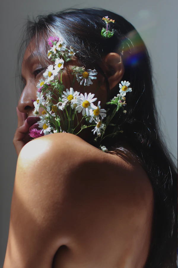 Flower Adorned Portrait