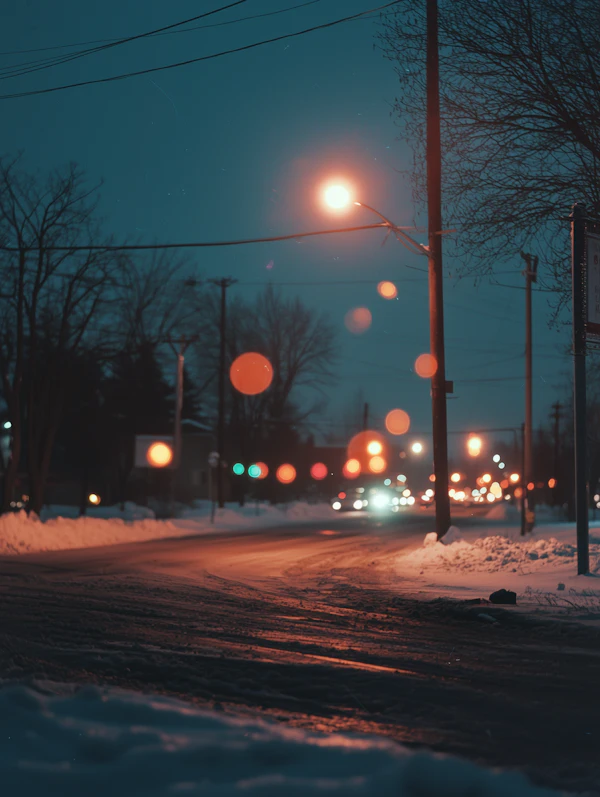 Snowy Winter Evening