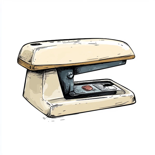 Vintage Stapler Sketch