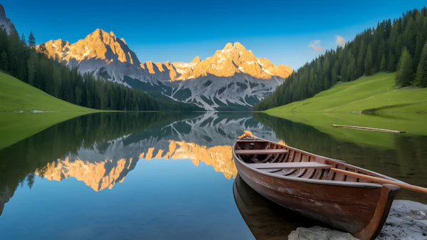 Golden Mountain Lake