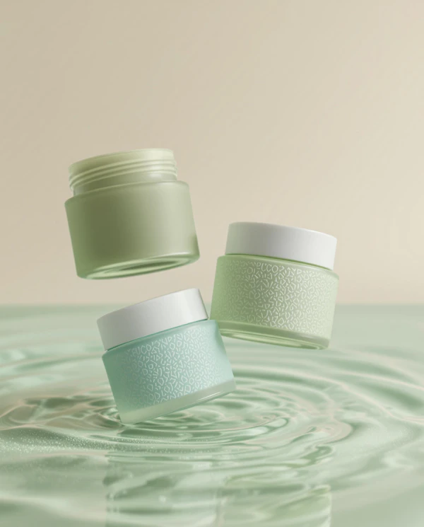 Pastel Cosmetic Jars