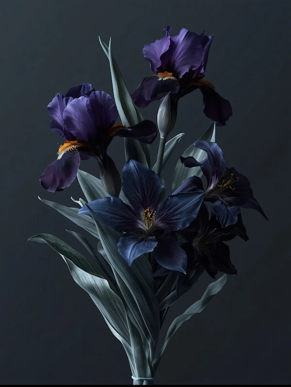Elegant Iris Bouquet