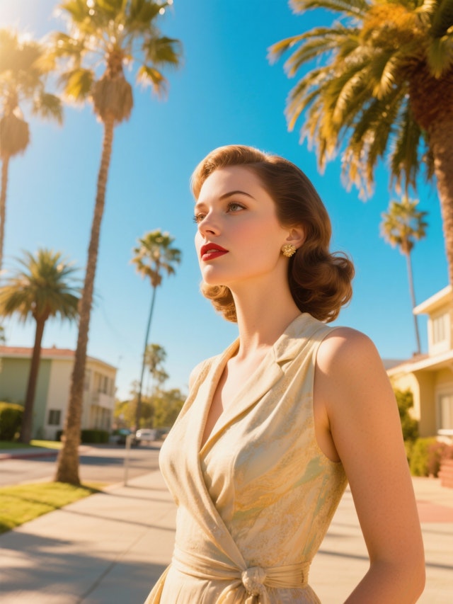 Sunny Suburban Portrait