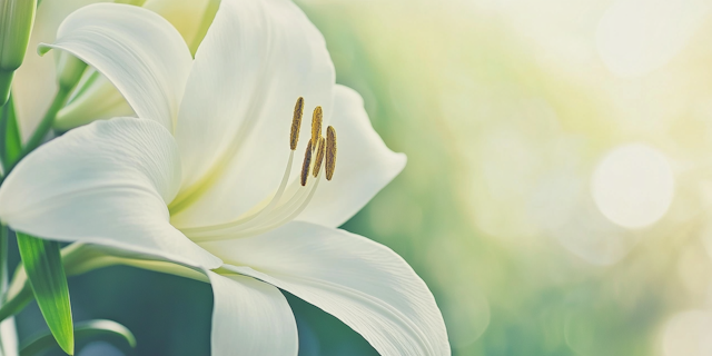 Close-up of White Lily