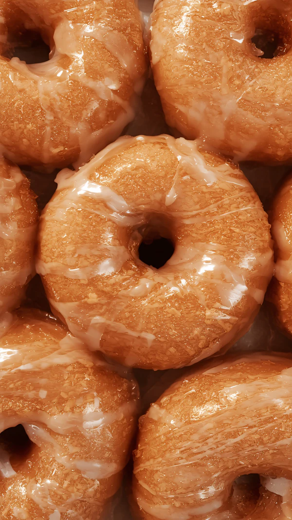 Golden Glazed Donuts
