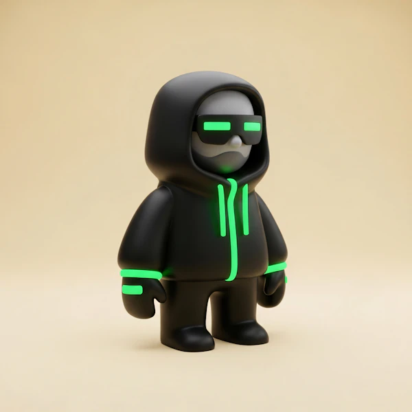 Minimalist 3D Character