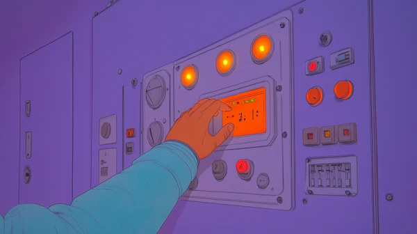 Hand Reaching Towards Control Panel