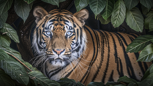 Majestic Tiger in Foliage