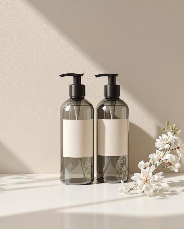 Minimalist Bottles Scene