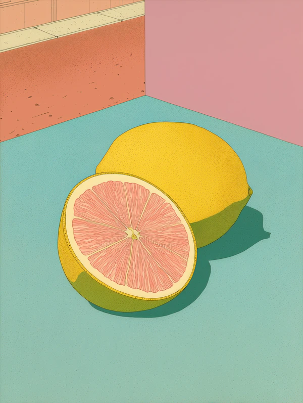 Minimal Lemon Artwork