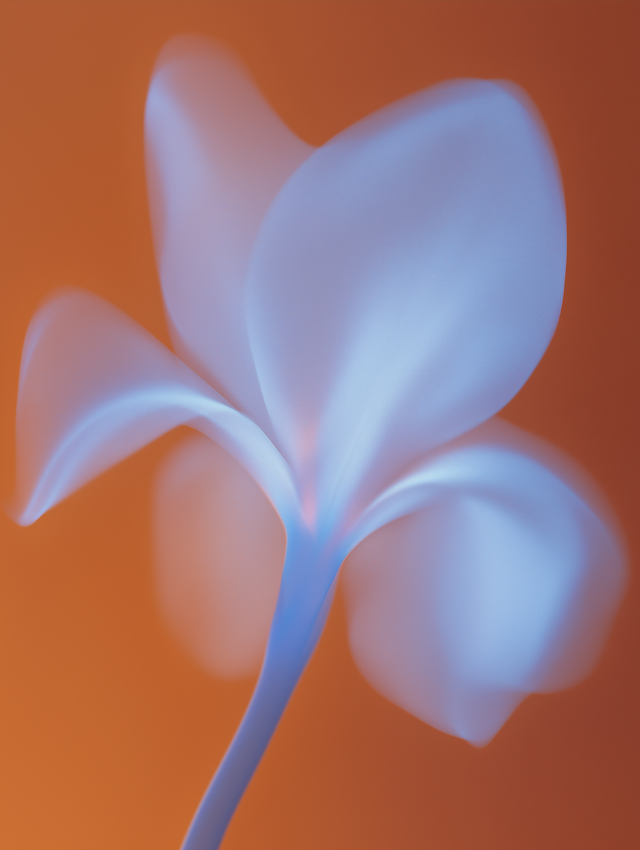 Ethereal Blue Flower