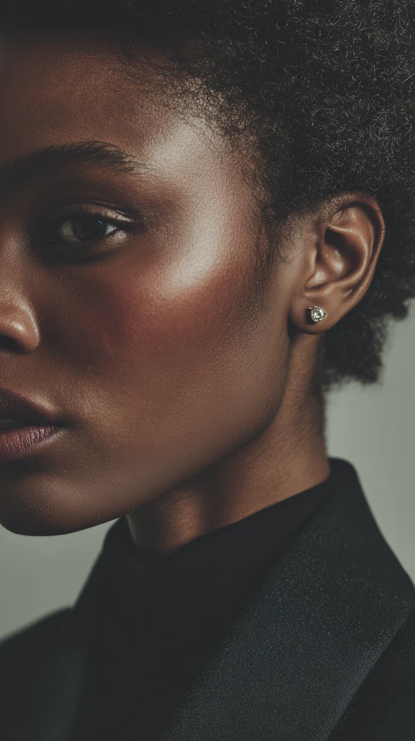 Elegant Portrait Close-Up