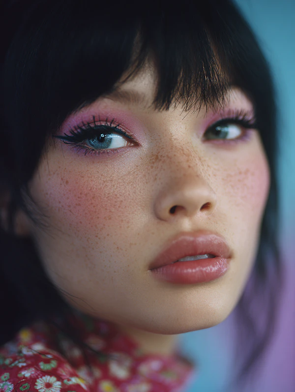 Freckled Beauty Portrait