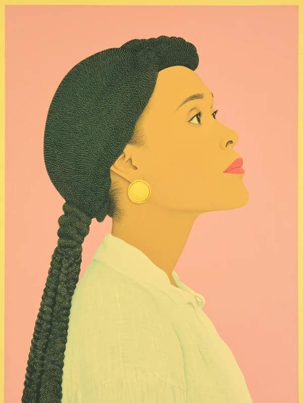 Stylized Woman Portrait