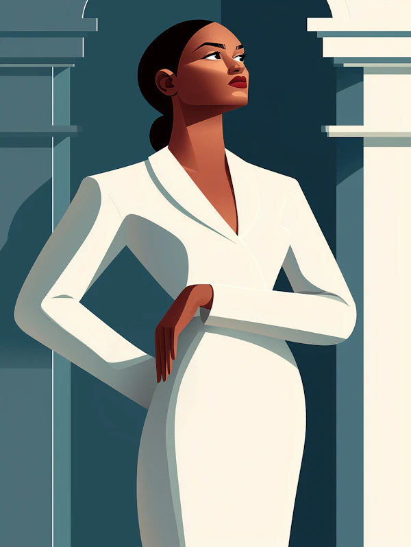 Stylized Woman Illustration