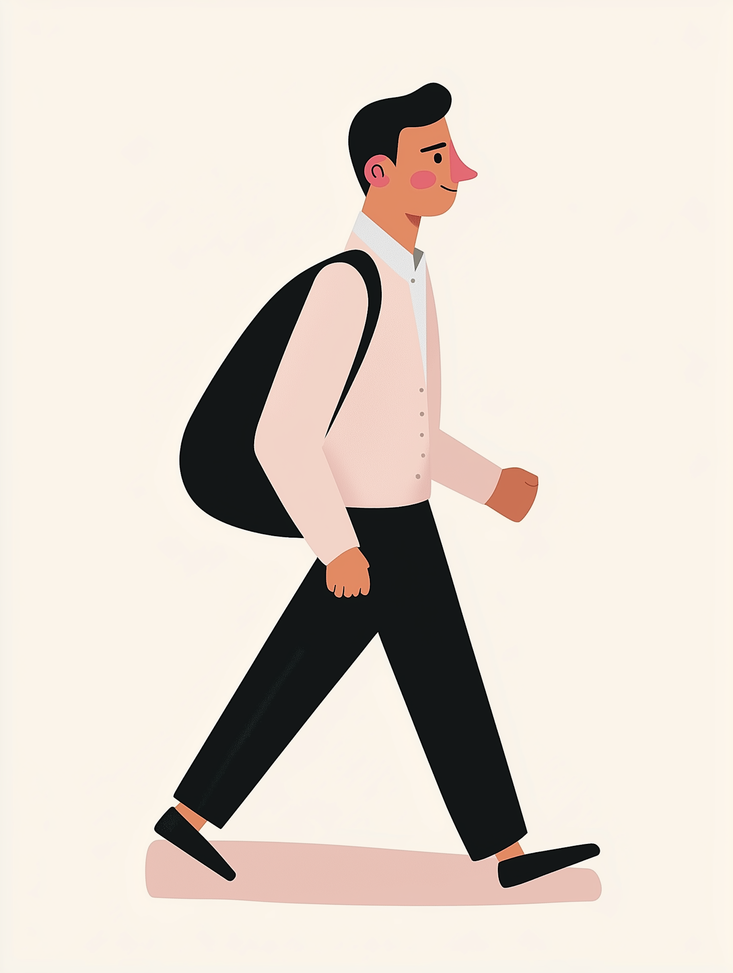 Confident Man Illustration