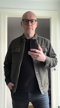Mirror Selfie with Dark Tones