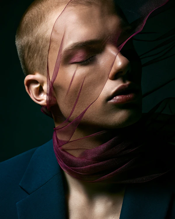 Moody Portrait Close-Up