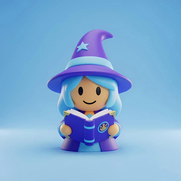 Cartoon Wizard Illustration