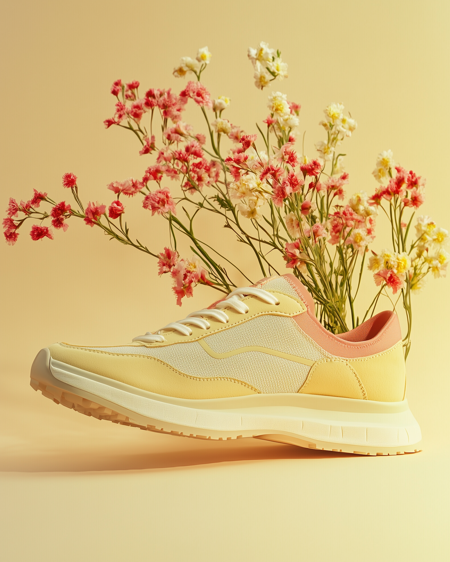 Floral Sneaker Display