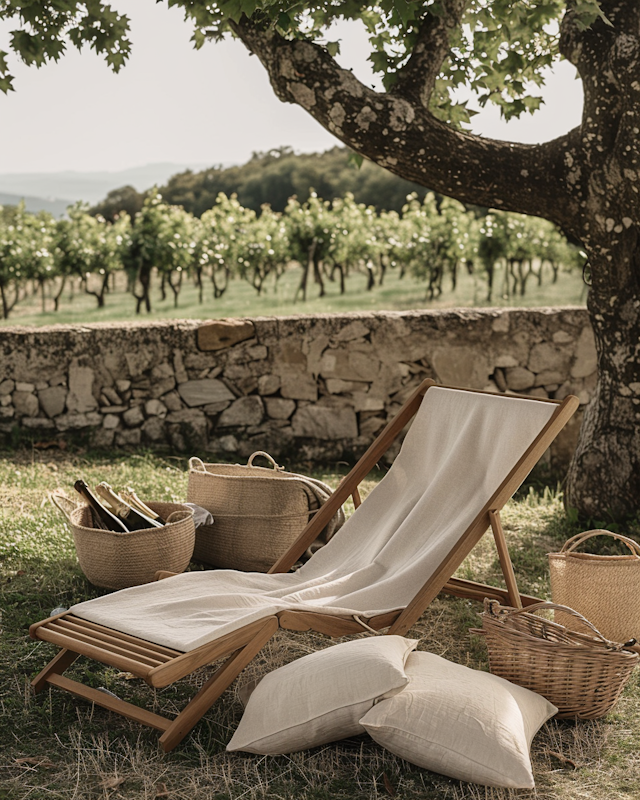 Serene Outdoor Vineyard Scene