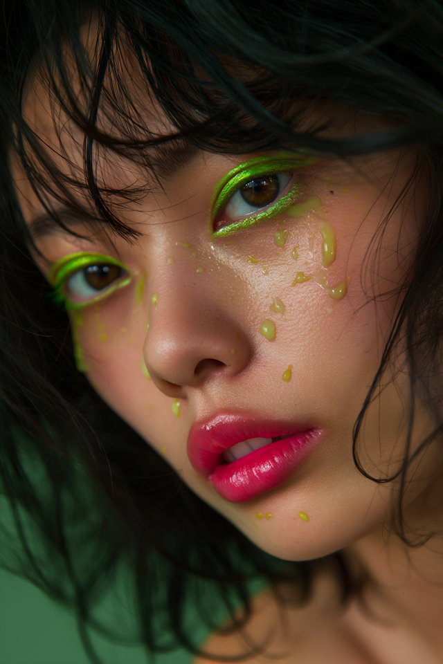 Vibrant Portrait of a Young Woman