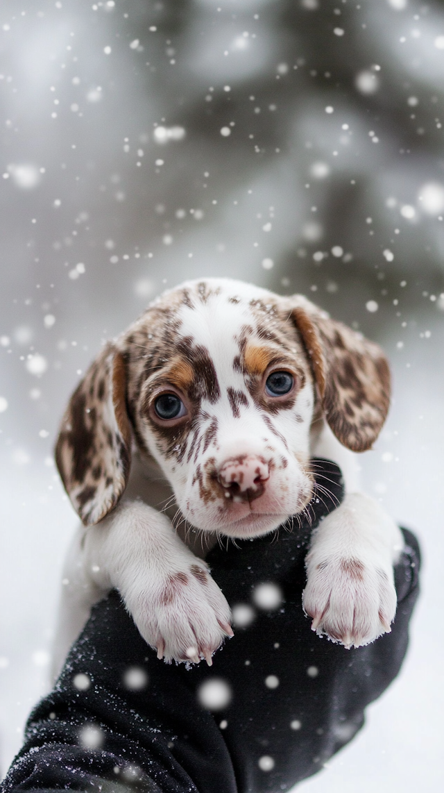 Puppy in Snow