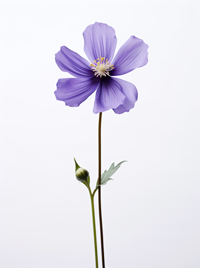 Solitary Lavender Blossom