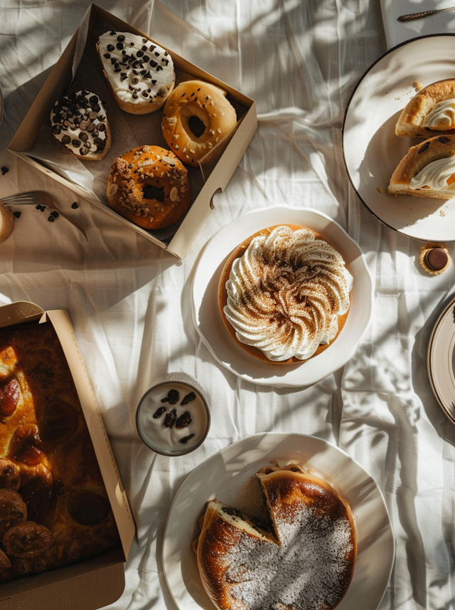 Artistic Assortment of Baked Goods