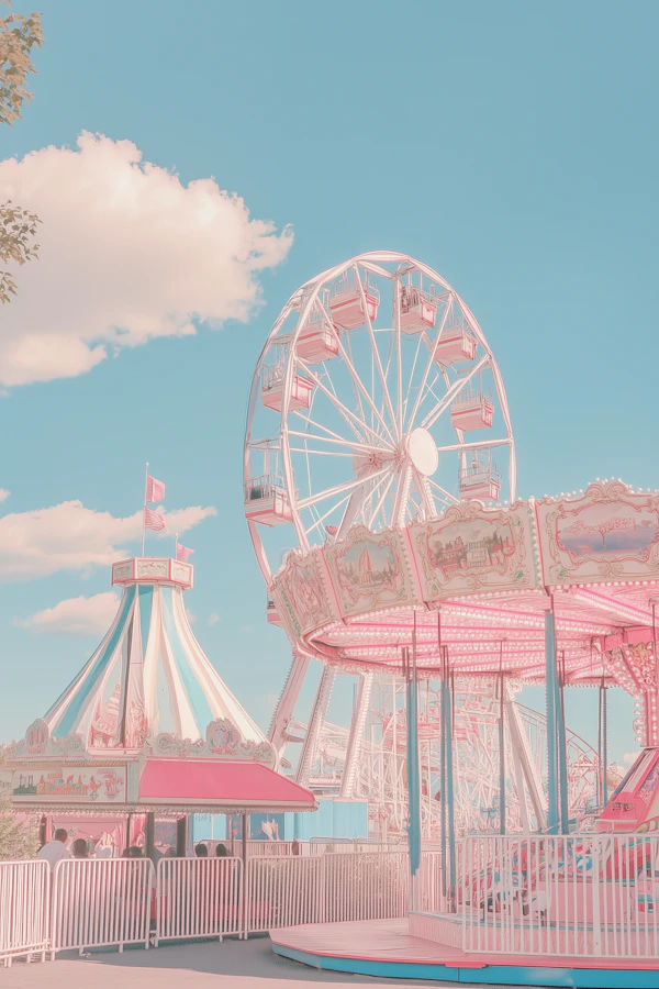 Whimsical Amusement Park