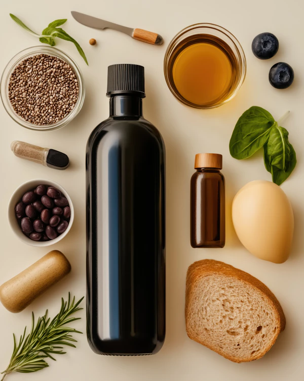 Natural Food Flat Lay