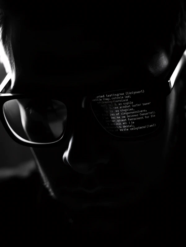 Tech Reflection Portrait