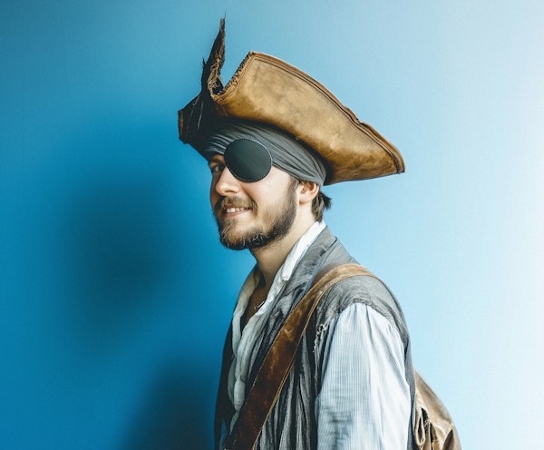 Man in Pirate Costume