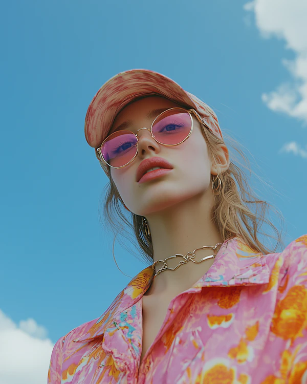 Confident Woman in Pink