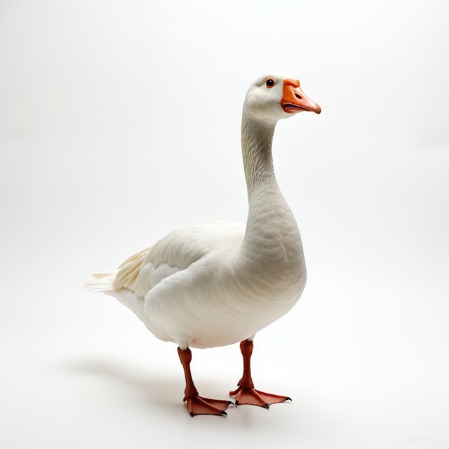 Elegant Goose Portrait