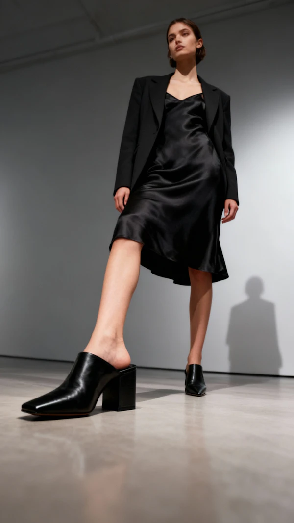 Elegant Woman in Black