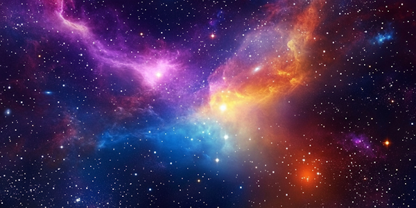 Vibrant Cosmic Scene