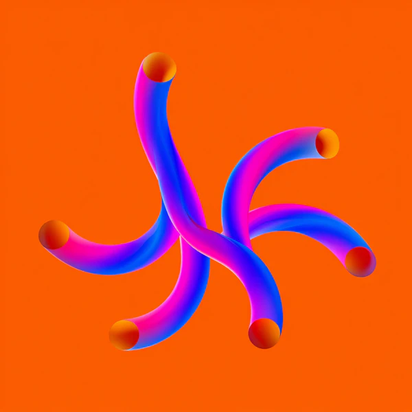 Gradient Tubular Art