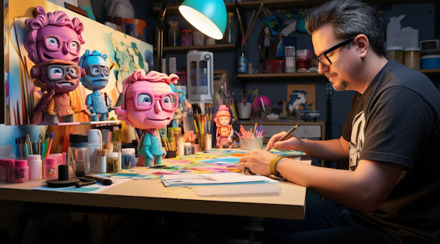 The Animated Figurine Artist's Studio