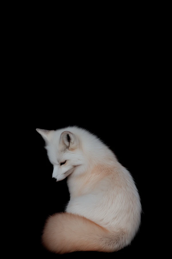 Serene Arctic Fox