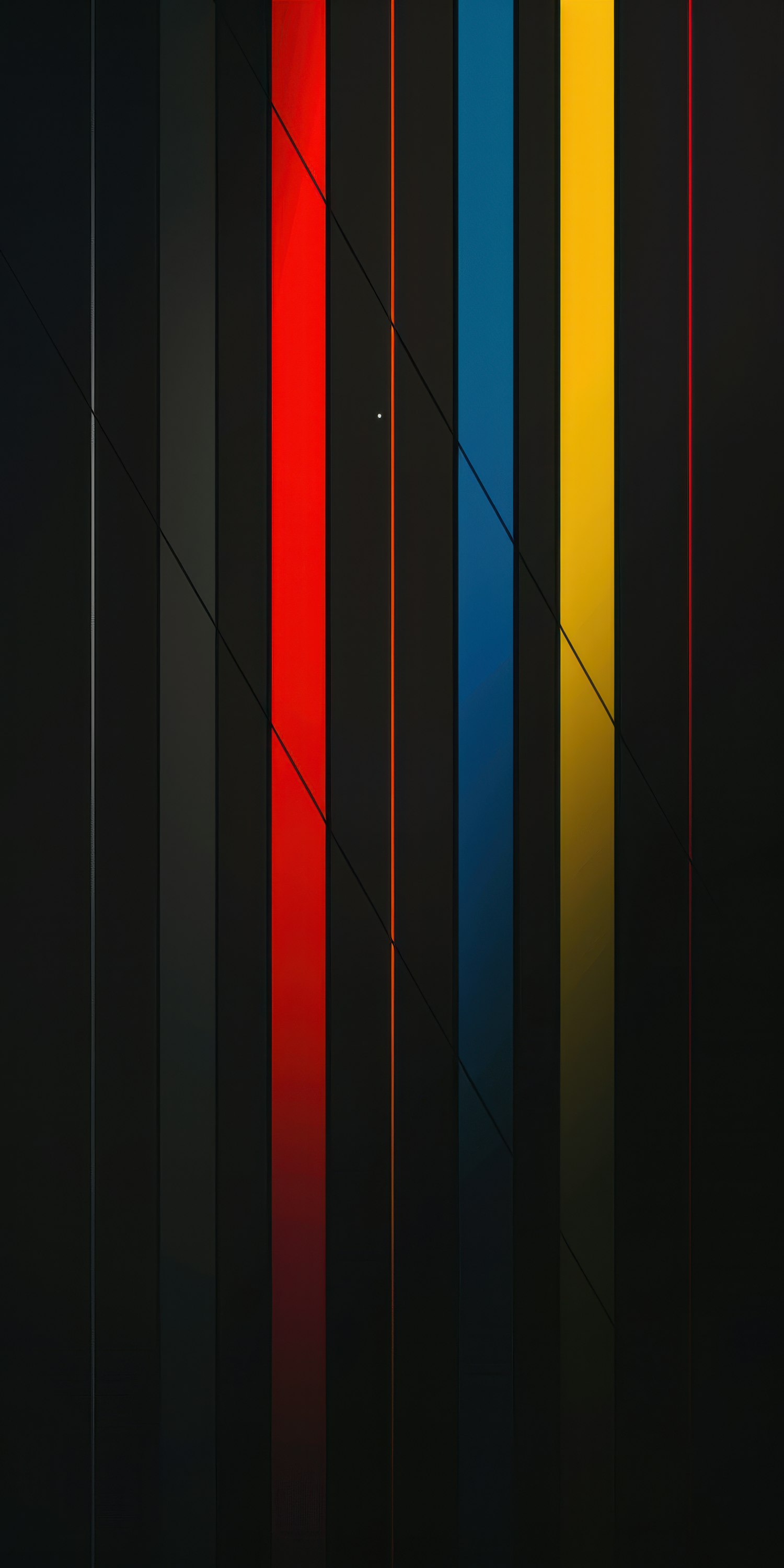 Multicolored Stripes on Dark Background