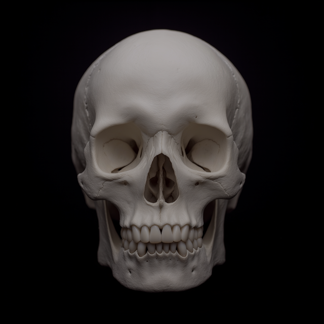 Realistic Skull Depiction