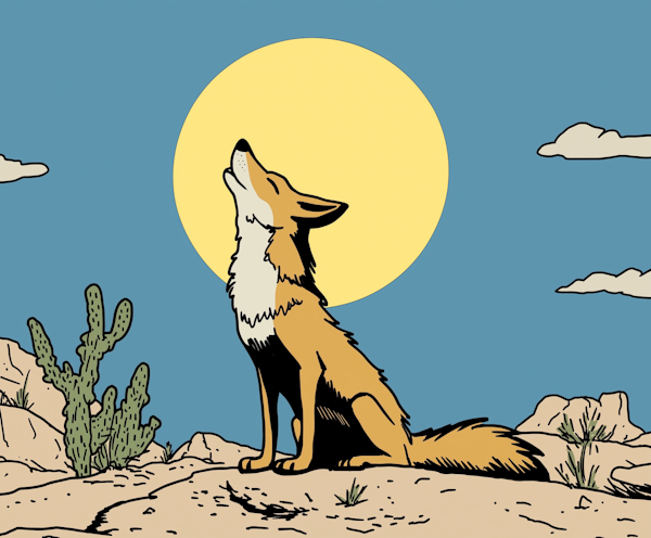 Desert Fox Illustration