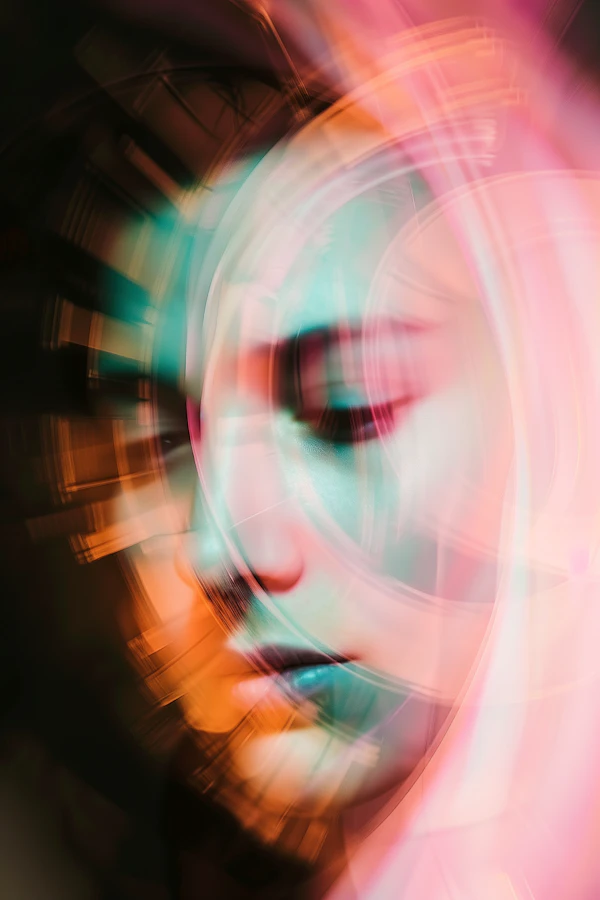 Abstract Light Portrait