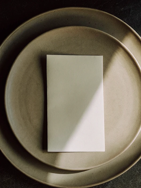 Minimalist Plate Design