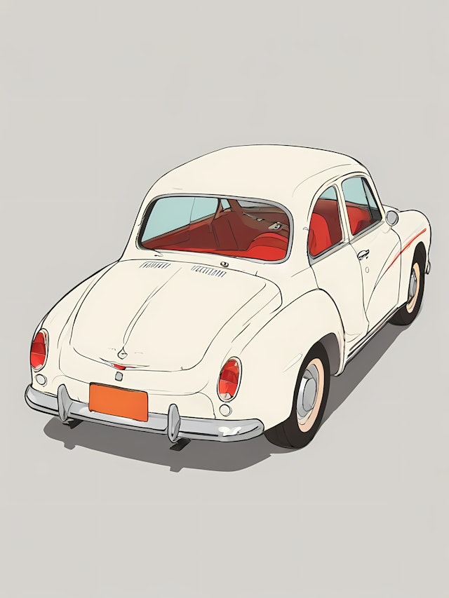 Classic Car Illustration